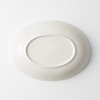 【まとめ買いセット】無印良品 磁器ベージュ楕円皿 大 約22×16×高さ4.5cm 1箱（3枚入） 良品計画