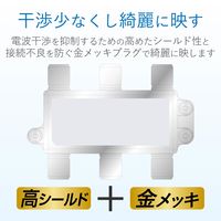 DXアンテナ 分配器 2K 4K 8K対応 5分配 全端子間通電 金メッキプラグ F型端子 ダイカスト構造 5DMLS 1個（直送品）