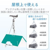 DXアンテナ アンテナマスト（溶融亜鉛メッキ） AM18321H 1個（直送品）