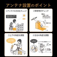 DXアンテナ 45形BS110度CSアンテナセット BC453SK 1個（直送品）