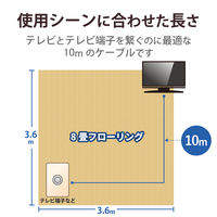 DXアンテナ 同軸ケーブル S4CFB10S(P) 1個