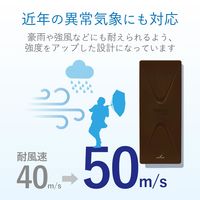 DXアンテナ UAH平面アンテナ/ブースター内蔵26素子相当/ブラックブラウン UAH261B（C） 1個（直送品）