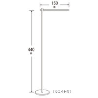 ササガワ ミニのぼり器具スタンド440 樹脂ウエイト付 37-563 1セット(1本×5)