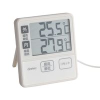 ドリテック 室内・室外温度計 O-285IV 1個 62-8553-21（直送品）