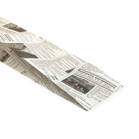 大阪ポリヱチレン販売 フランスパン紙袋ヨーロピアン柄（白）No.171（中） 6580 1包：50枚×20（直送品）