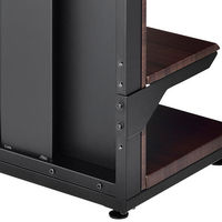 TIMEZ KF テレビスタンド ウォールナット木目調 幅500×奥行402×高さ1031/1081/1131（3段階調節可）mm KF-650 1台（直送品）