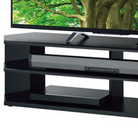 TIMEZ DJシリーズ テレビ台 オーディオラック ブラック 幅950×奥行250×高さ370mm TV-DJ40 1台（直送品）