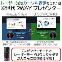 キヤノン Canon レーザーポインター PR1-HY 緑色レーザー カーソル表示 2WAY プレゼン機能 マウス操作 単4乾電池×2 タイマー搭載