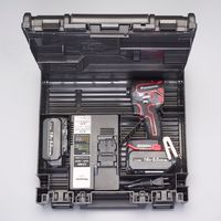 エスコ DC18.0V/5.0Ah インパクトドライバー(赤/充電式) EA813PA-19 1台（直送品）