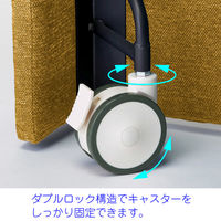 藤沢工業 TOKIO パーソナルブース 幅1200×奥行1150×高さ1600mm イエロー LDP-BTA-1212 YE 1台（取寄品）