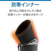 ミドリ安全 冬用安全長靴 ウレタン防寒インナー搭載 MBー899 軽量防寒 ブラック LLサイズ 2125090505 1足（直送品）