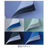 春夏作業服 帯電防止JIS適合品 IEC対応 男女共用半袖ブルゾン VES802上 ラベンダーブルー 3Lサイズ 3120333107 1点（直送品）