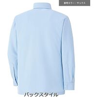 ミドリ安全 春夏作業服 帯電防止JIS適合 ストレッチシャツ TS202上 サックス 3Lサイズ 3120336607 1点（直送品）
