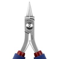 エスコ 125mm 精密プライヤー(ESD/半丸/バネ付) EA535B-26 1丁（直送品）