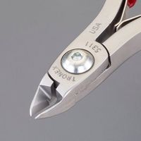 エスコ 115mm 精密ニッパー(セミフラッシュ/ESD) EA535TA-11 1丁（直送品）