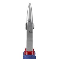 エスコ 124mm 精密プライヤー(ESD/半丸/バネ付) EA537T-13 1丁（直送品）