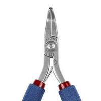 エスコ 126mm/60°精密プライヤー(ESD/半丸/ベント) EA537T-56 1丁（直送品）