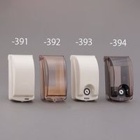 エスコ 91x167mm コンセント保護カバー(透明蓋) EA940CS-392 1セット(4個)（直送品）