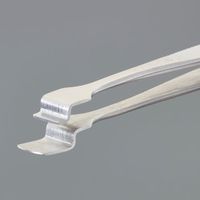 エスコ 125mm/300A WAFER用ピンセット(ステンレス製) EA595AK-155 1セット(3個)（直送品）