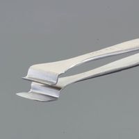 エスコ 125mm/500A WAFER用ピンセット(ステンレス製) EA595AK-110 1セット(3個)（直送品）