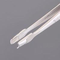 エスコ 120mm/ 577 精密用ピンセット(ステンレス製) EA595AK-141 1セット(3個)（直送品）