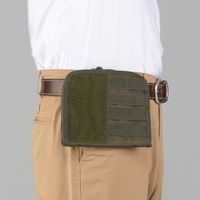 エスコ 203x165x 25mm 小物ポーチ(コヨーテ) EA925DB-38 1セット(2個)（直送品）