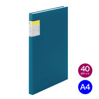 キングジム クリアーファイル カキコ40P ネイビー 8632W-NV 1冊