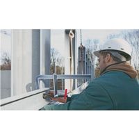 エスコ 0ー 400mm/140mm L型クランプ EA526B-38 1個（直送品）