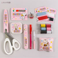 トーカイ ソーイングセット 限定柄スヌーピーとチャーリーブラウン 10点セット 0379532 1セット