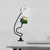 PGA LEDライト付き フレキシブルアームクリップ PG-FXASD02BK 1個