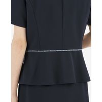 ボンマックス BONOFFICE オーバーブラウス ネイビー 17号 AJ0853-8-17（直送品）