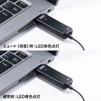 サンワサプライ 高性能USBピンマイク MM-MCU12BK 1個