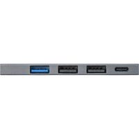 サンワサプライ USB Type-C コンボ スリムハブ USB-3TCH21SN 1個（直送品）