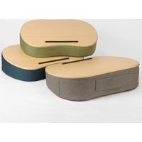 クラスアップ クッション テーブル ウレタン クッションテーブル グリーン 385191 1個（直送品）