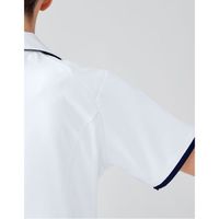 ルコックスポルティフ ジャケット ホワイト×ネイビー 5L UQW1059-5-5L 1枚　白衣（直送品）