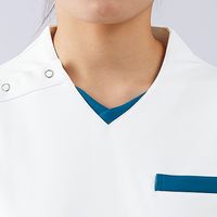 住商モンブラン スクラブ 兼用半袖 ターコイズ/ネイビー 72-1384 1枚　スクラブ（直送品）