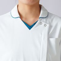 住商モンブラン スクラブ レディス 半袖 ターコイズ/ネイビー 73-2284 1枚　スクラブ（直送品）