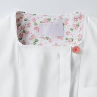 住商モンブラン ナースジャケット 半袖 オフホワイト/ピンク LW812-12 1枚　白衣（直送品）