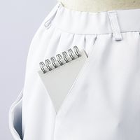 住商モンブラン フレアパンツ レディス ホワイト OM701-10 1枚　スクラブ（直送品）