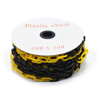 セーフラン安全用品 プラスチックチェーン J2437-30 1巻