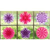 クラサワ 折り紙 ひかりとり紙 7.5×7.5cm ぴんく P0201-7 1袋（100枚入）