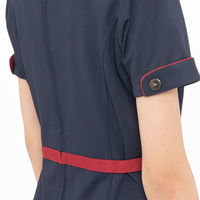 ナガイレーベン チュニック ネイビー+バーガンディ LL LH-6312 1枚　白衣