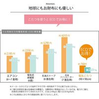 イケヒコ リーチェ こたつ布団 大判省スぺース 1900×2500mm レッド 1171400244621 1枚（直送品）