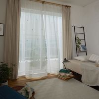 スミノエ コルネ セミオーダー レースカーテン ギモーヴ 2800×1240mm ピンクグレー １セット(2枚入)（直送品）