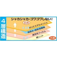 エス・ワールド さわやか安心シークレットショーツ ワイドパッドプラス 2色7枚組 同サイズ L a2683403 1セット(7枚組)（直送品）