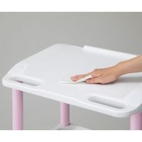 アズワン モバイルPCカート 532×445×950mm ピンク MPC180HP 1個 7-1435-05（直送品）