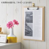 リヒトラブ 軽量クリップボード＜抗菌＞ ネイビー A2990-11 10枚