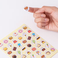 オキナ パリオシール たべものシール おやつ 直径17mm PS1194 1袋（210片）