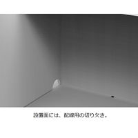 アール・エフ・ヤマカワ パーソナルブース 幅836×奥行1200×高さ1200mm ホワイト コンセント付き 1台(3梱包)