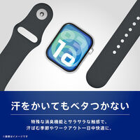 トリニティ Apple Watch 42-49mm スポーツバンド チャコールグレー TR-AW26L-ABES-BK 1個（直送品）